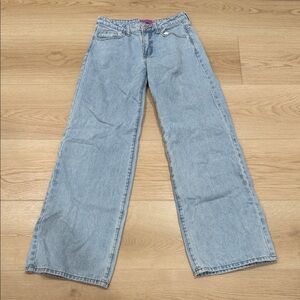 Edikted Raelynn washed low rise baggy jeans